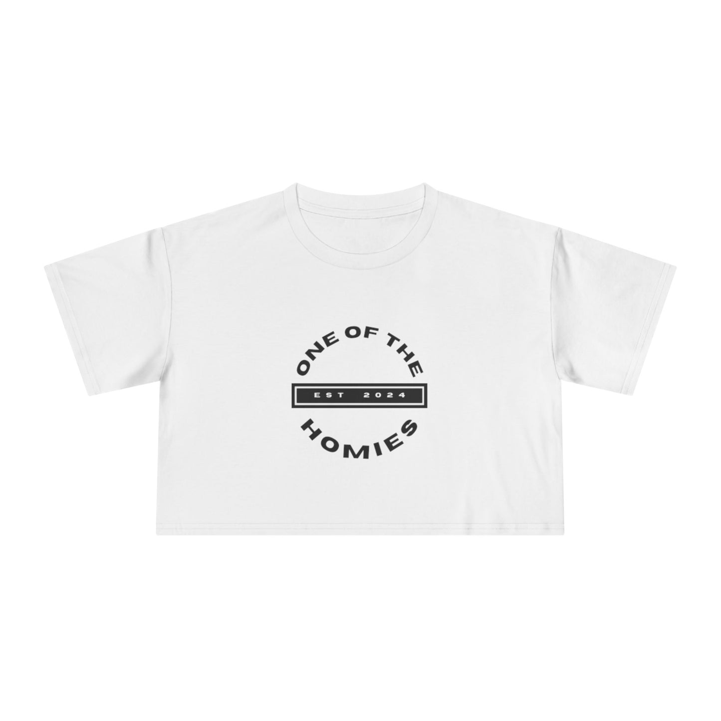 The Established Homies White Crop Top