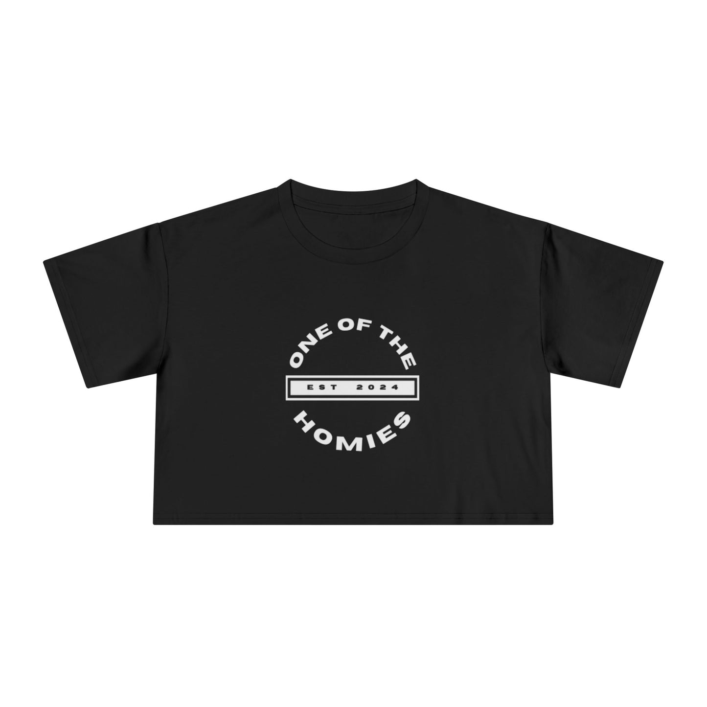 The Established Homies Black Crop Top