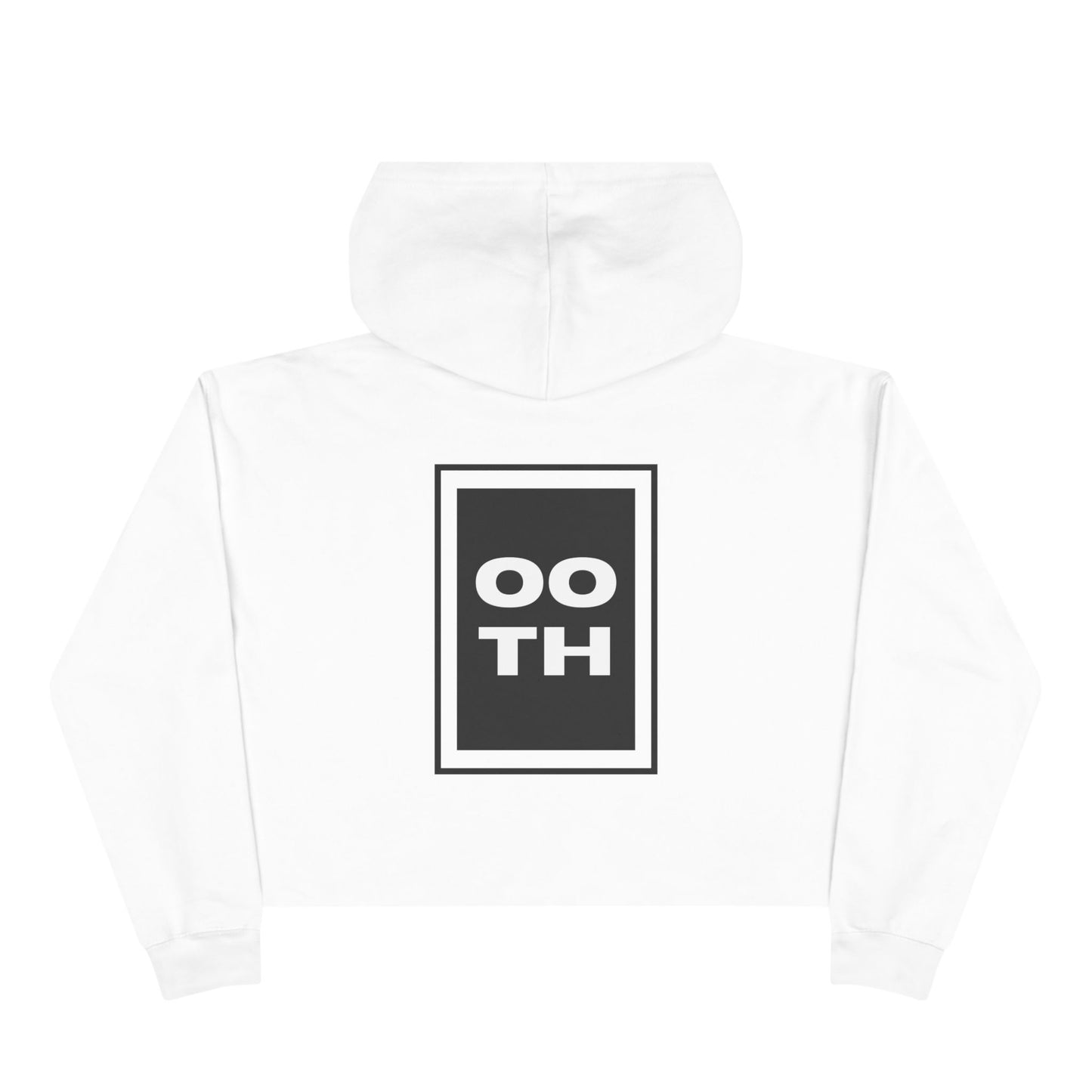 The OG Homies White Crop Top Hoodie