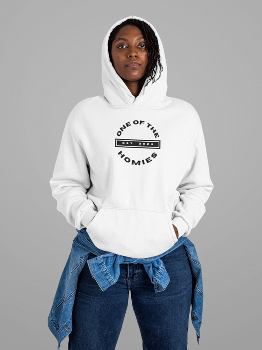 The Established Homies White Hoodie