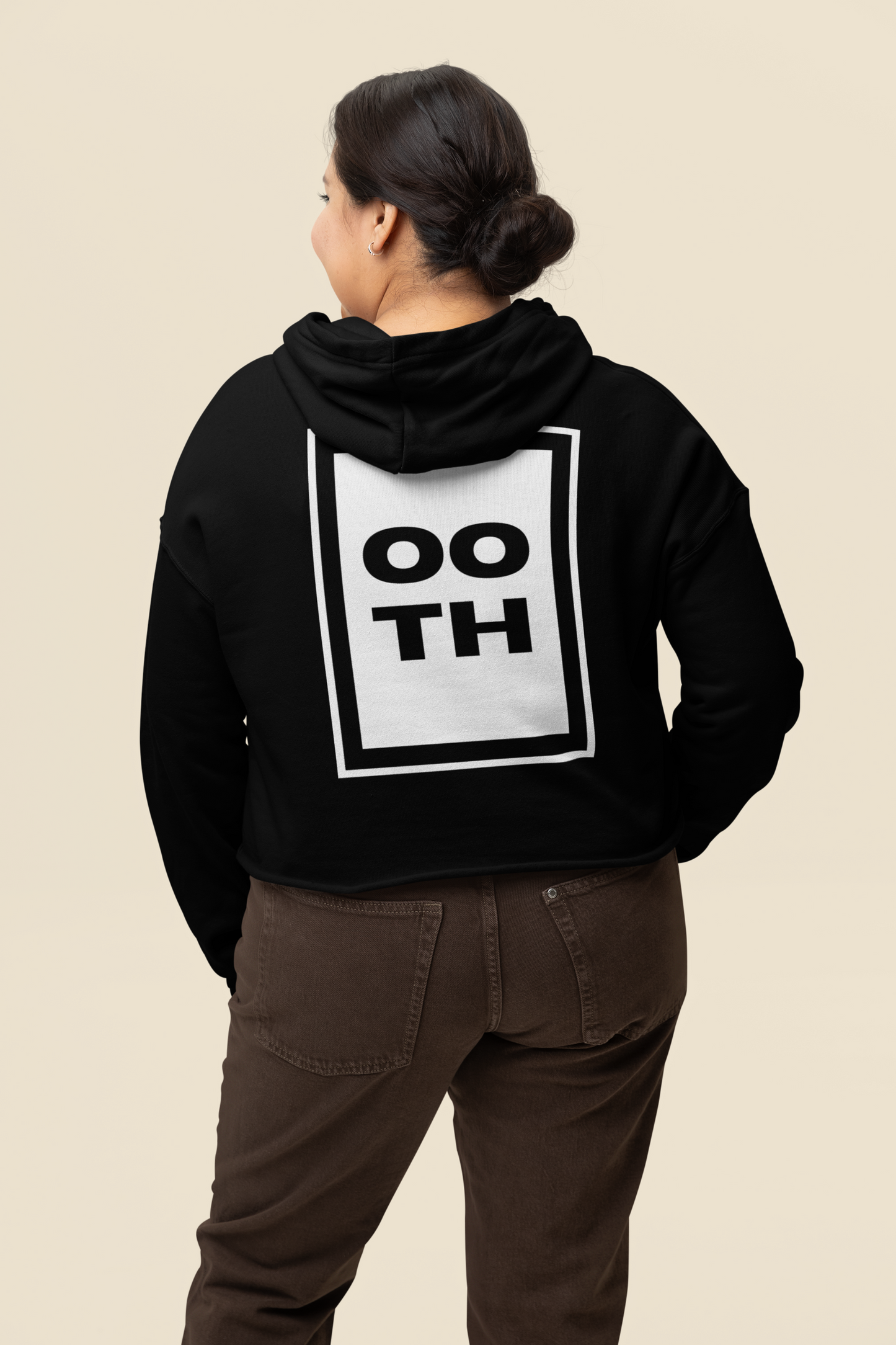 The OG Homies Black Crop Top Hoodie