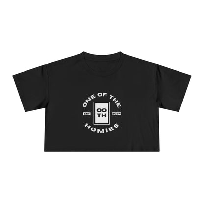 The Homies Black Logo Crop Top